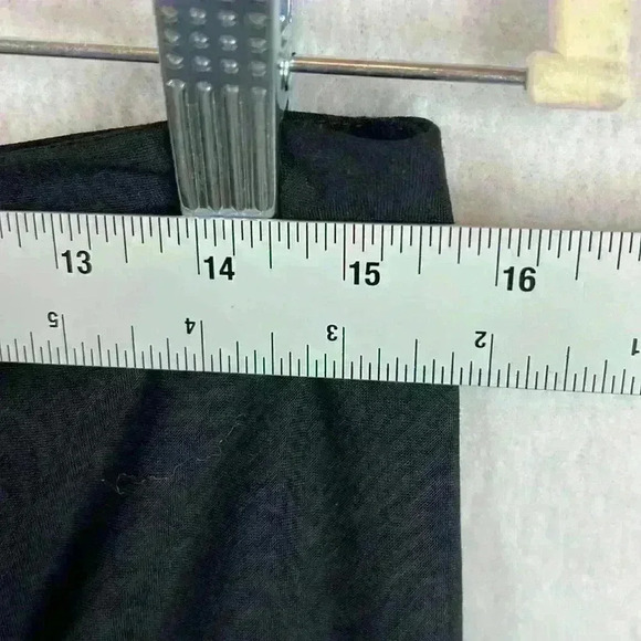 Banana Republic Flared Skirt Size 6 Black Wool Blend Lined - Picture 6 of 6